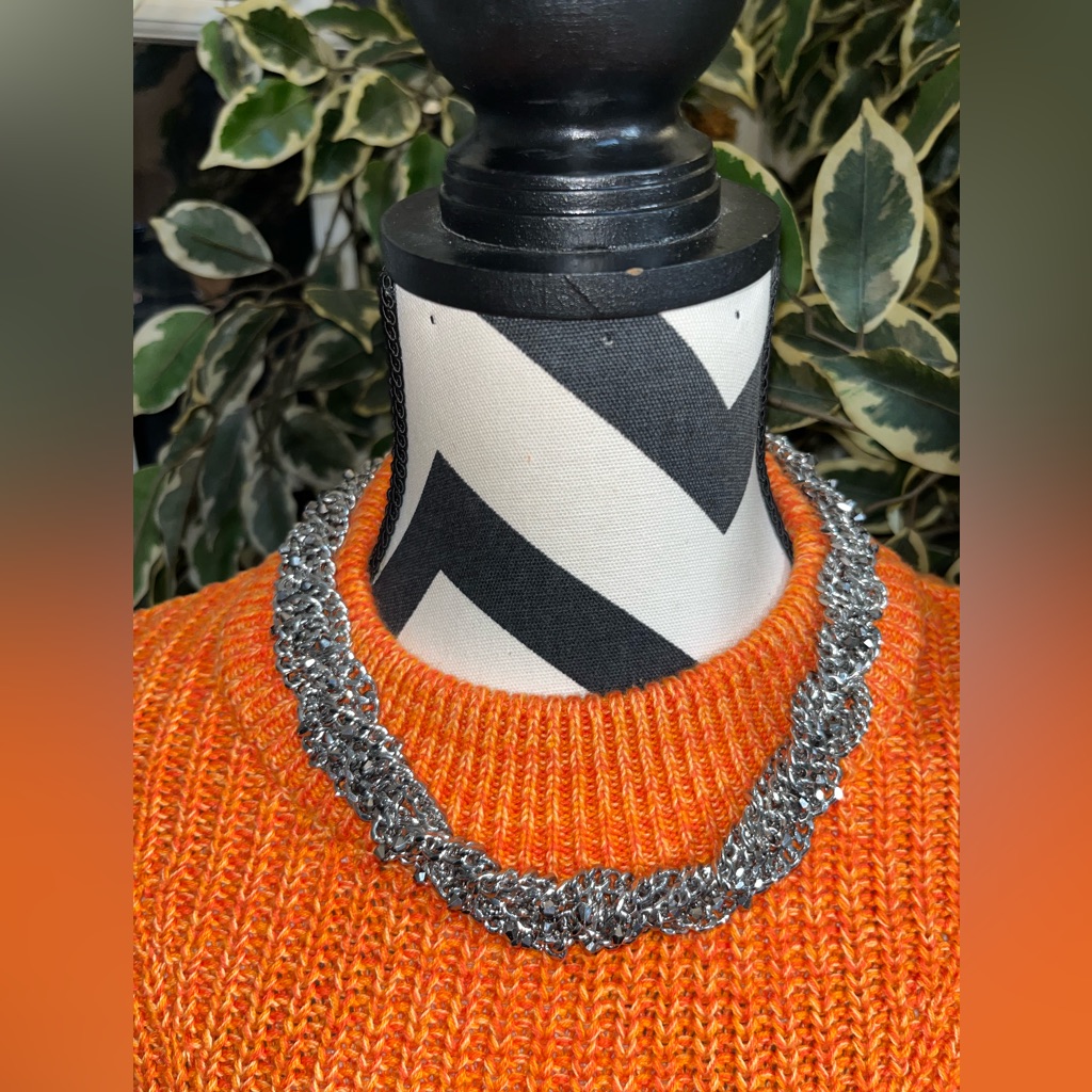Beautiful Womens Zara Silver-Tone 19 Inch Necklace 38$
